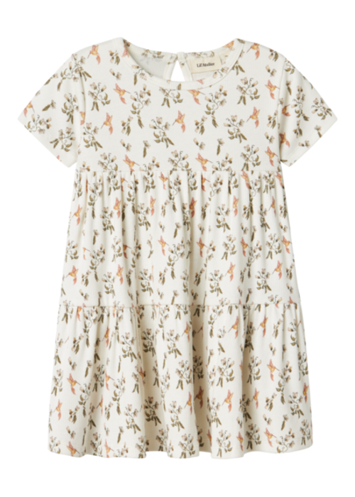 Lil' Atelier Lil' Atelier NMFLAVO ERI SS DRESS LIL Coconut Milk