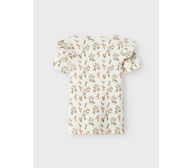 Lil' Atelier NMFLAVO EVO SS SLIM TOP LIL Coconut Milk