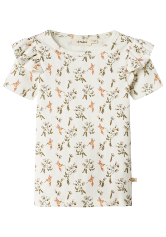 Lil' Atelier NMFLAVO EVO SS SLIM TOP LIL Coconut Milk