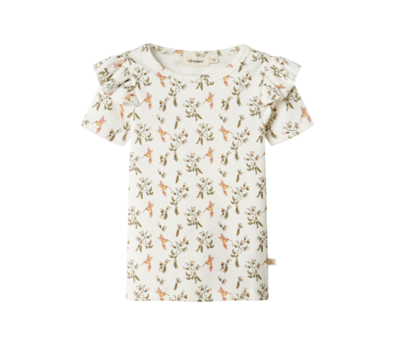 Lil' Atelier NMFLAVO EVO SS SLIM TOP LIL Coconut Milk