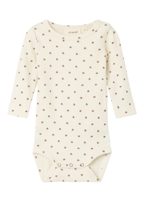 Lil' Atelier Lil' Atelier NBNLAGO KIM LS SLIM BODY LIL NOOS Turtledove