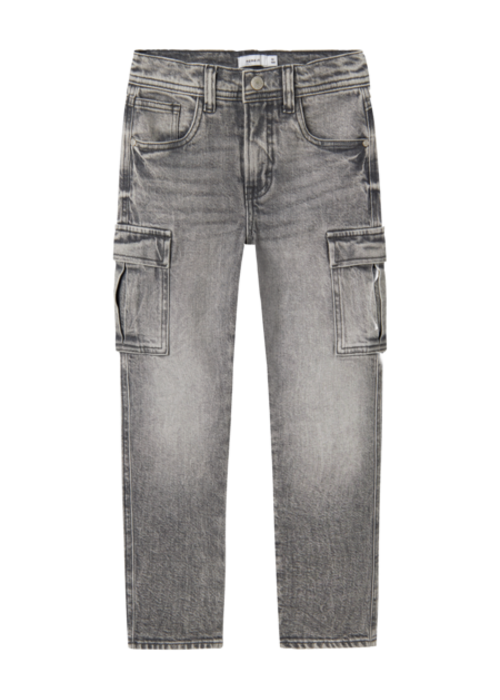 Name it Name it NKMSILAS TAP CARGO JEANS 6650-AZ NOOS Medium Grey Denim