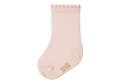 Lil' Atelier Lil' Atelier NBFDALFI KNEE SOCK LIL Peach Whip