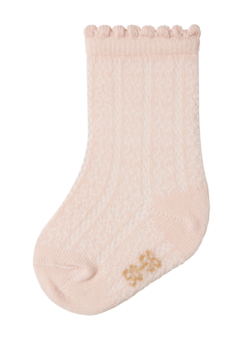 Lil' Atelier Lil' Atelier NBFDALFI KNEE SOCK LIL Peach Whip