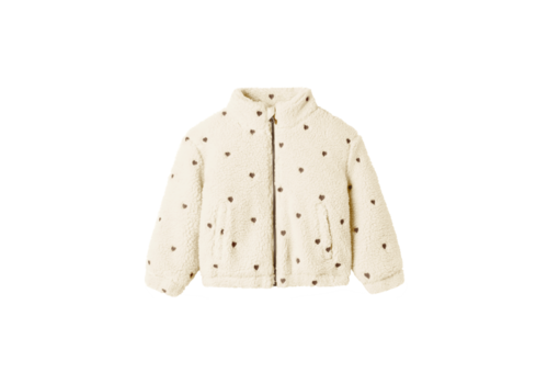 Name it Name it NMFNALO SHERPA LOOSE JACKET LIL Turtledove