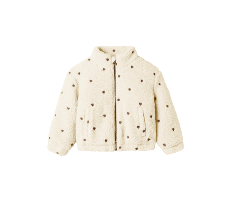 Name it NMFNALO SHERPA LOOSE JACKET LIL Turtledove