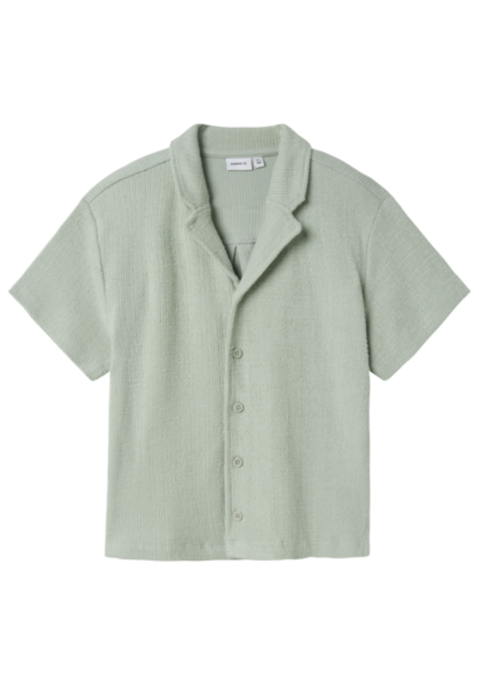 Name it NKMHIVAJ SS NREG SHIRT Aqua Gray