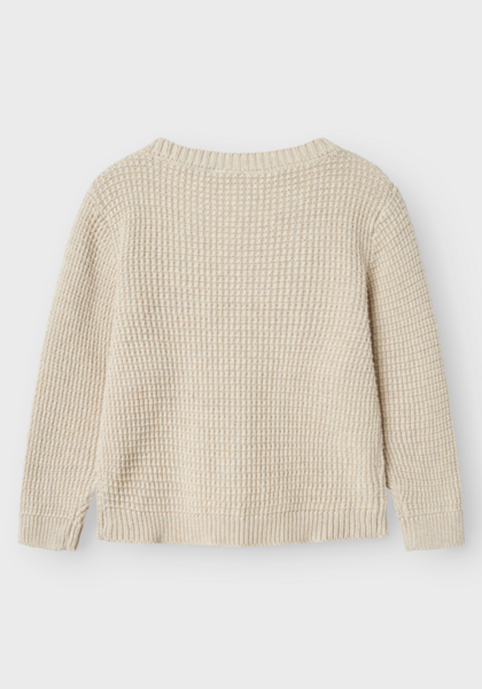 Name it NMFJOSIE LS KNIT CARD Peyote Melange