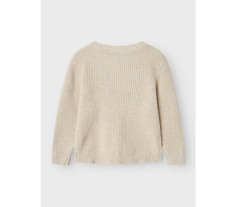Name it NMFJOSIE LS KNIT CARD Peyote Melange