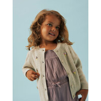Name it NMFJOSIE LS KNIT CARD Peyote Melange