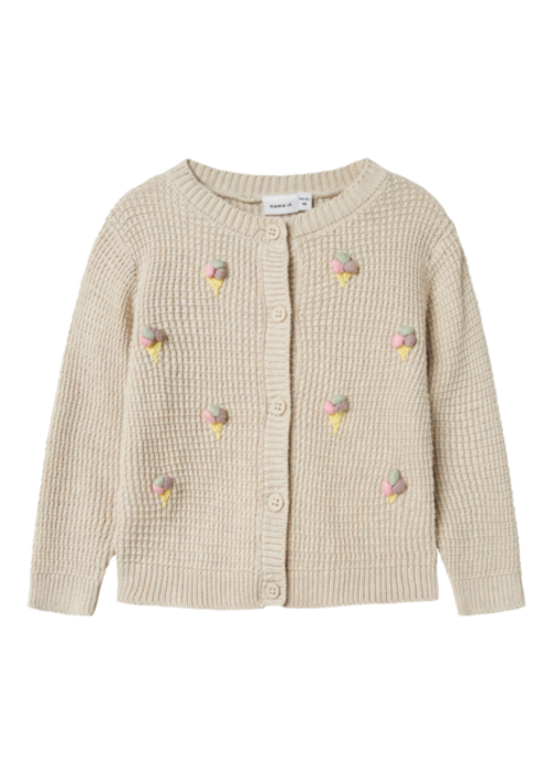 Name it Name it NMFJOSIE LS KNIT CARD Peyote Melange