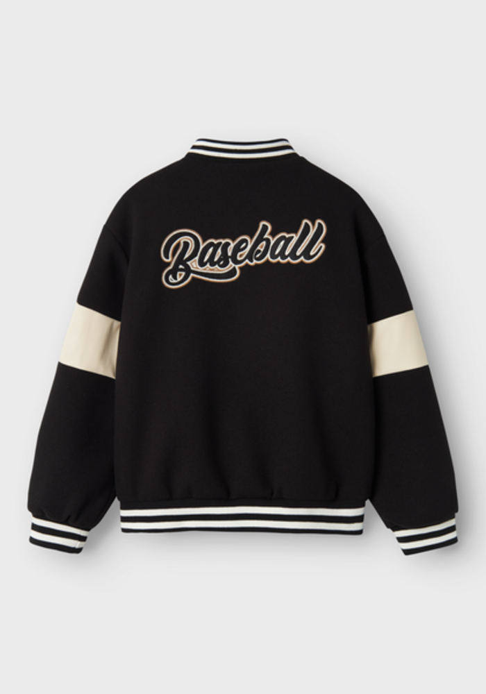 Name it NKMMIKADO VARSITY JACKET Black