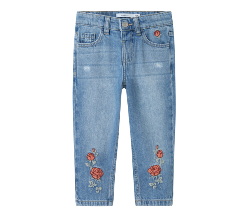 Name it NMFBELLA MOM EMB JEANS 3285-BE NOOS Light Blue Denim