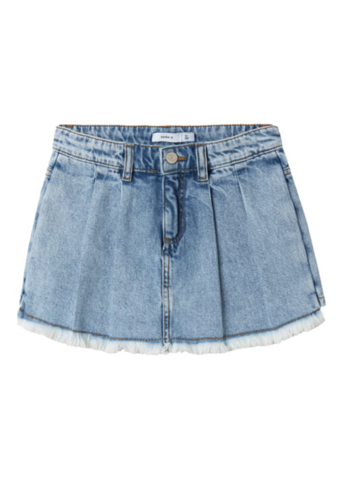 Name it Name it NKFBELLA WIDE DNM SKORT 2630-BE J Medium Blue Denim