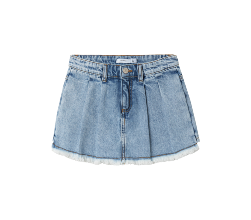 Name it NKFBELLA WIDE DNM SKORT 2630-BE J Medium Blue Denim