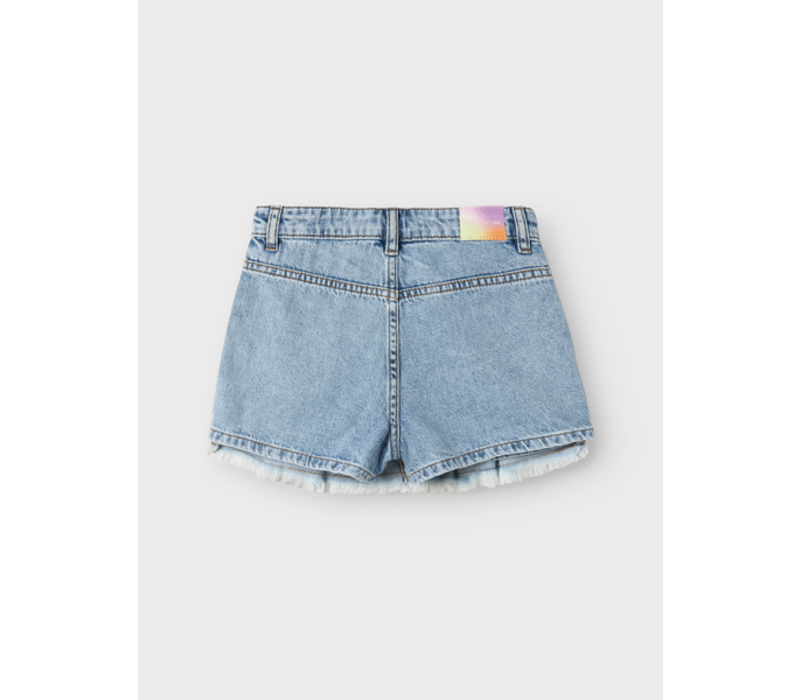 Name it NKFBELLA WIDE DNM SKORT 2630-BE J Medium Blue Denim