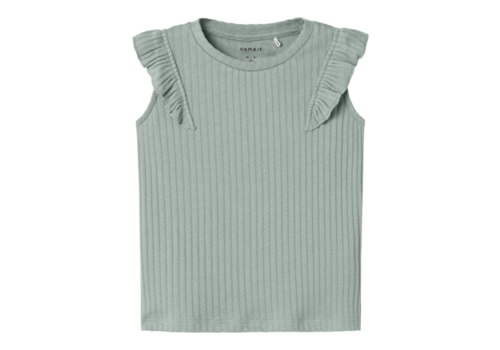 Name it Name it NMFJESSIA CAP TOP Aqua Gray