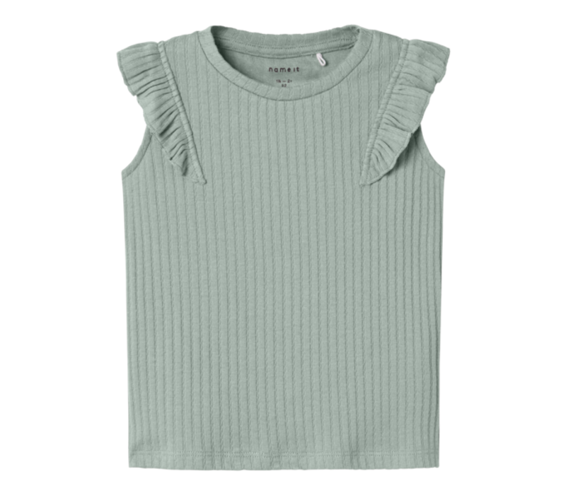 Name it NMFJESSIA CAP TOP Aqua Gray