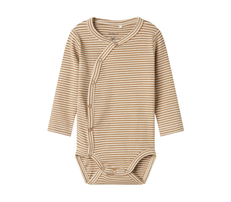 Name it NBNOSOLE LS WRAP BODY Summer Sand