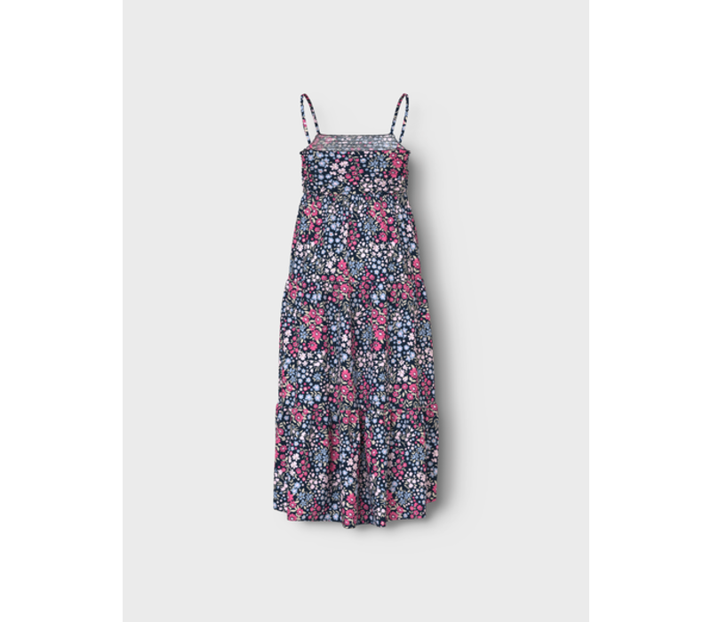 Name it NKFVINAYA STRAP MAXI DRESS Carmine Rose