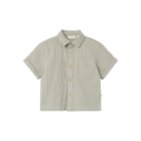 Lil' Atelier NMMFELIX SS LOOSE SHIRT LIL Forest Fog