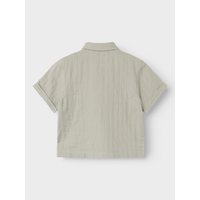 Lil' Atelier NMMFELIX SS LOOSE SHIRT LIL Forest Fog