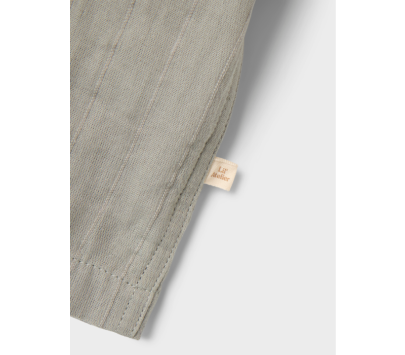Lil' Atelier NMMFELIX SS LOOSE SHIRT LIL Forest Fog