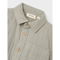 Lil' Atelier NMMFELIX SS LOOSE SHIRT LIL Forest Fog