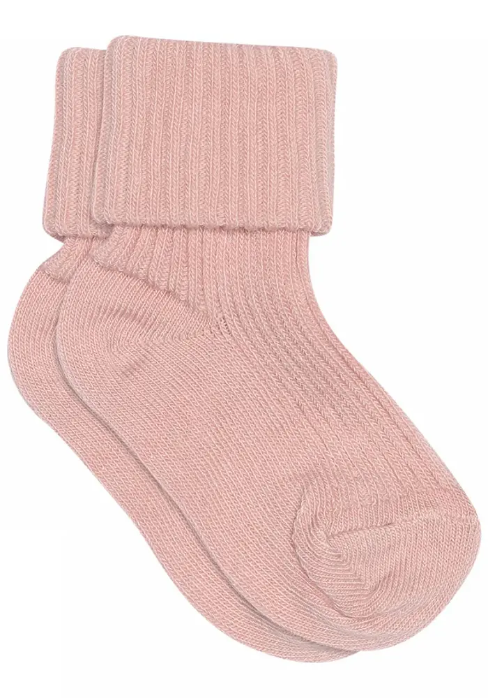 MP Denmark Baby Rib Socks Rose Dust