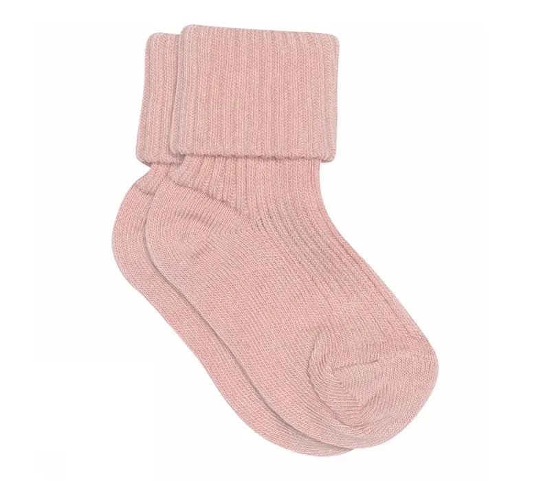 MP Denmark Baby Rib Socks Rose Dust