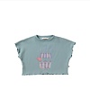 Your Wishes Your Wishes Mint Twin Rib Shortsleeve Your Wishes Your Wishes Mint Twin Rib Shortsleeve