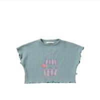 Your Wishes Mint Twin Rib Shortsleeve