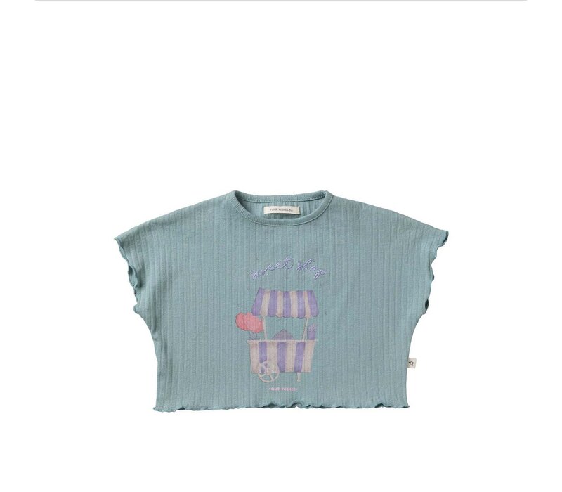 Your Wishes Mint Twin Rib Shortsleeve