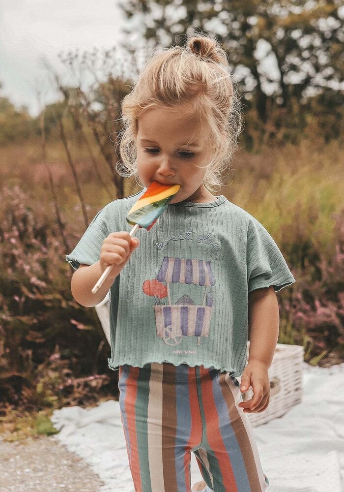 Your Wishes Mint Twin Rib Shortsleeve