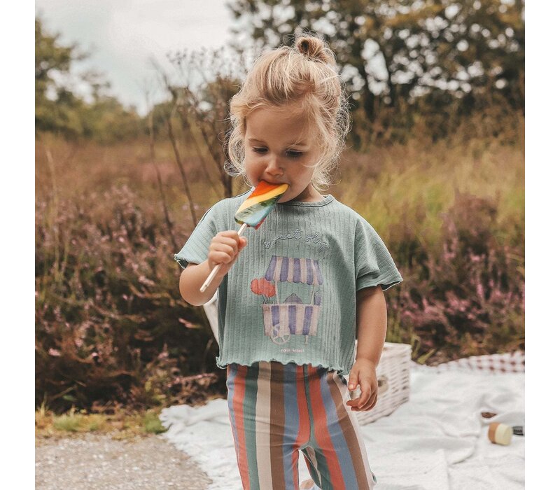 Your Wishes Mint Twin Rib Shortsleeve