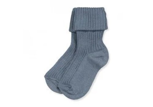 MP Denmark MP Denmark Baby Rib Socks Stone Blue