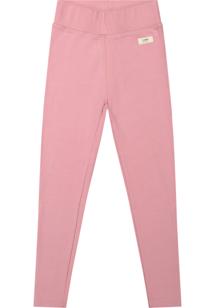 Labo de colores Zen, cotton modal legging, pink mulberry