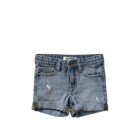 Your Wishes Denim Blue Denim Regular Shorts