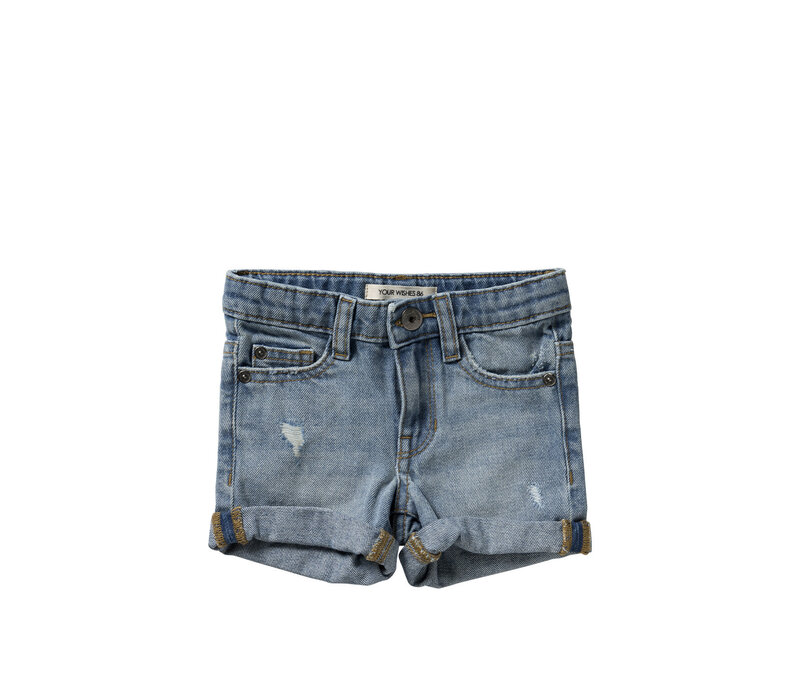 Your Wishes Denim Blue Denim Regular Shorts