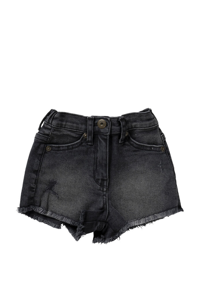 Your Wishes Black Denim Shorts