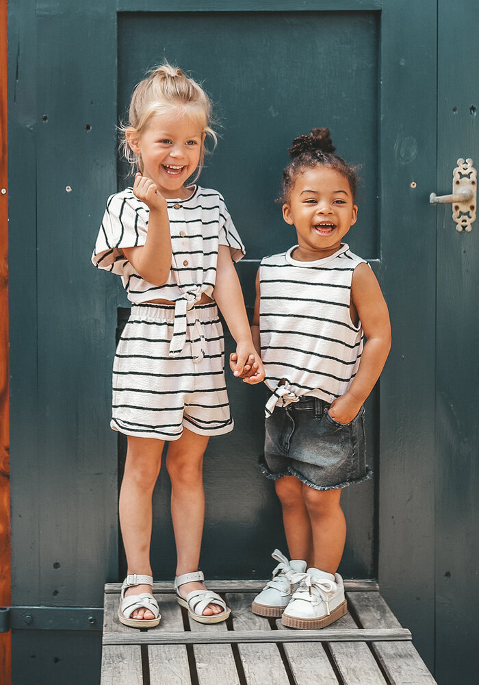 Your Wishes Black Denim Shorts