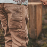 Your Wishes Chai Stretch Twill Cargo Pants