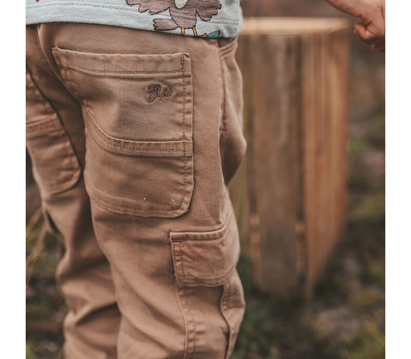 Your Wishes Chai Stretch Twill Cargo Pants