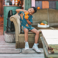 Your Wishes Ensign Blue Langosta Shorts