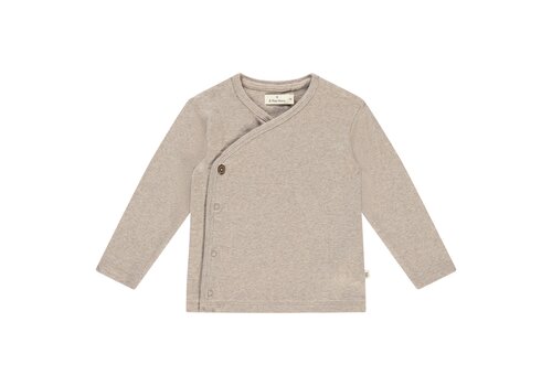 A TINY STORY A TINY STORY NOOS baby t-shirt long sleeve outmeal melange A TINY STORY A TINY STORY NOOS baby t-shirt long sleeve outmeal melange