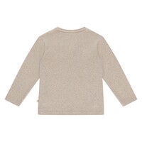 A TINY STORY NOOS baby t-shirt long sleeve outmeal melange