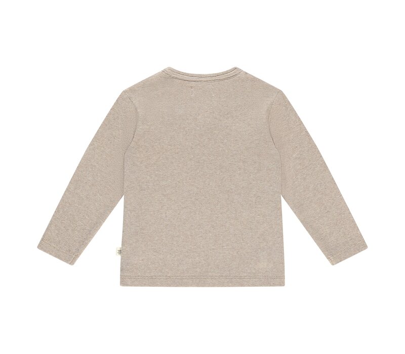 A TINY STORY NOOS baby t-shirt long sleeve outmeal melange