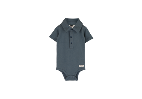Baje Studio Baje Studio Meco Shortsleeve bodysuit, blue ocean