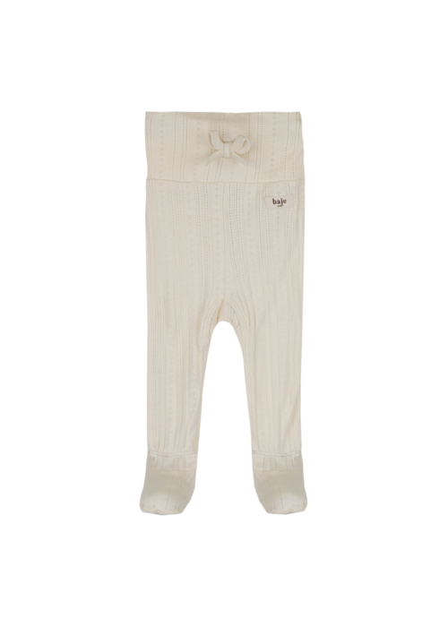 Baje Studio Baje Studio Catarina Jersey Pointelle Legging, Creme