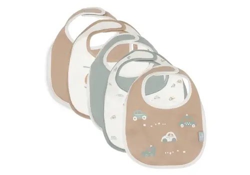 Jollein Jollein Slab Jersey Waterproof - On The Go - 5 Stuks